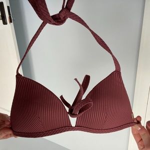 PINK/Victoria's Secret purple push up bikini top
